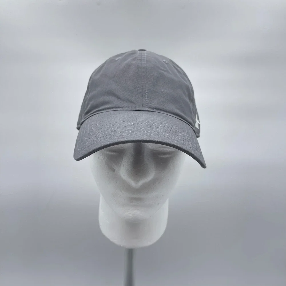 Under Armour 1282140 Mens OSFA Gray Chino Adjustable Golf Hat Strapback Cap